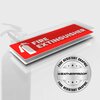 Fuel Stickers Fire Extinguisher Sticker: For Office, Commercial: Safety & Compliance: Hvy-Dty, 6''x2'', 20PK Z-462FIRE-20PK